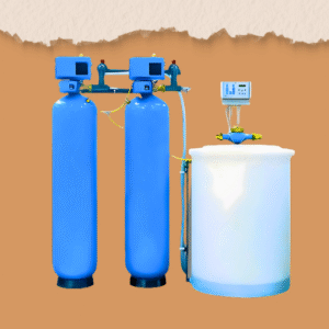 3000 LPH semi-automatic water softener for hard water