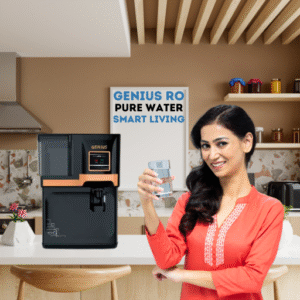 AQUA GENIUS RO Water Purifier – 7-Stage Purification with RO, UV, UF, TDS Controller, and Copper Filter – Ideal for High TDS Water – 10L Storage – Wall-Mount Design